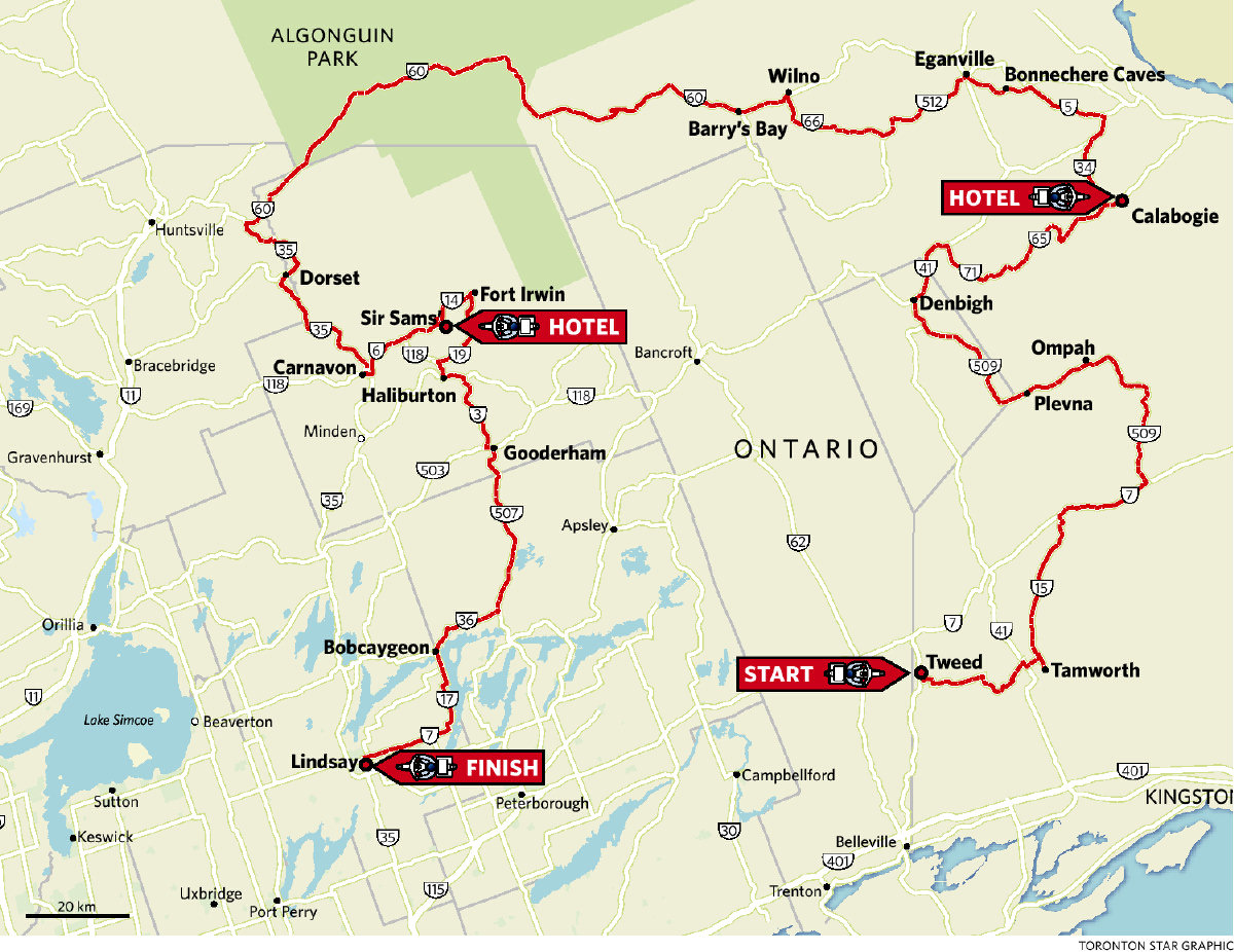 Riding the Ontario Highlands WHEELS.ca