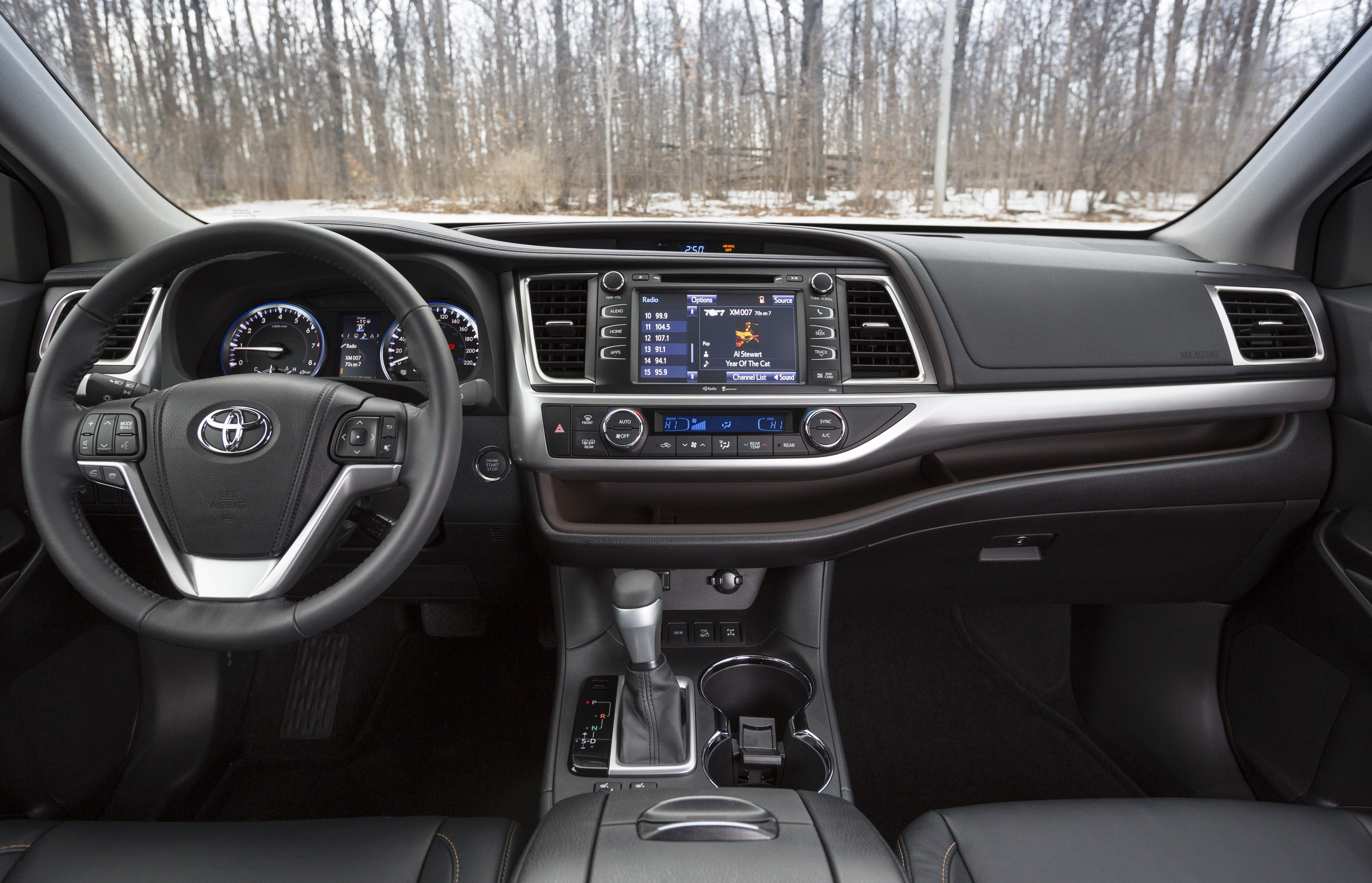 Interior Of A Toyota Highlander