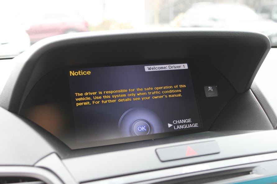 2015 acura rdx navigation system