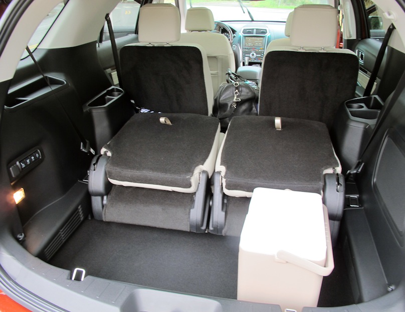 What is the cargo capacity of a ford explorer #7